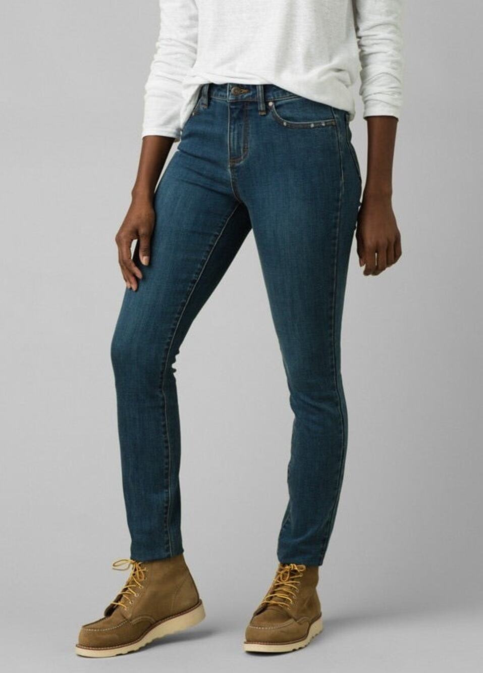 Prana Organic Cotton Sienna Jeans True Blue Size 8/29 MSRP $109